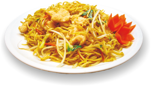 Nudelgerichte (Bami-Goreng) im Wok Express in Nordhorn